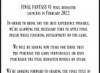 Final Fantasy Pixel Remaster erst im Februar vollständig erhältlich