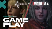 Resident Evil 4 Remake vs Original Gameplay Vergleich - Treffen mit Ashley Graham